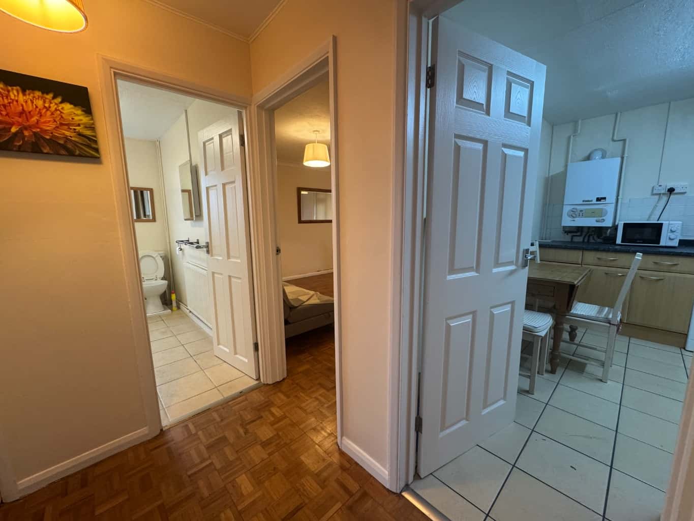 Furnished One-Bedroom Flat with Balcony in Quiet Wembley Residential Area property first image